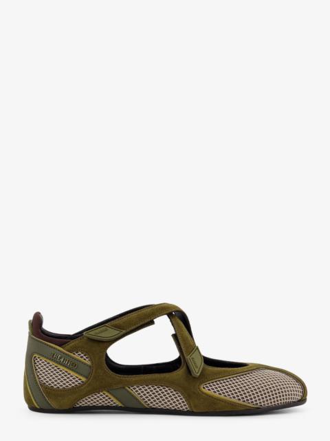 THE ATTICO The Attico Women Floor 01 Mesh And Suede Ballerinas Flat