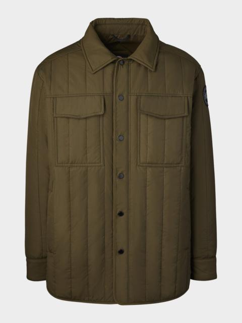 Canada Goose Men's Quilted Black Label Overshirt