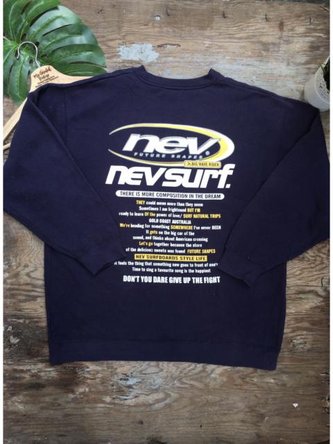 Other Designers Vintage - Rare!! sweatshirt Nev Surf Bgig Logo