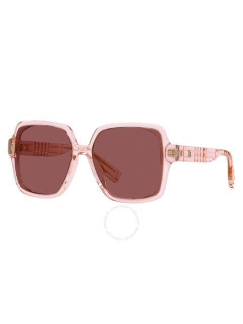Burberry Dark Violet Square Ladies Sunglasses BE4379D 403069 58