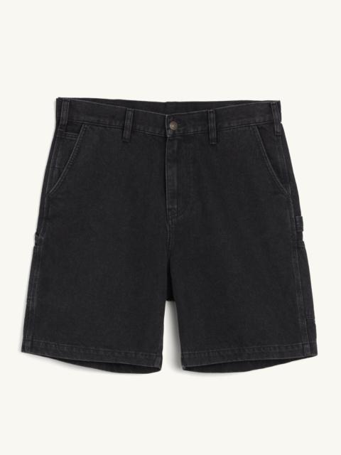 Corridor DENIM PAINTER SHORT - BLACK