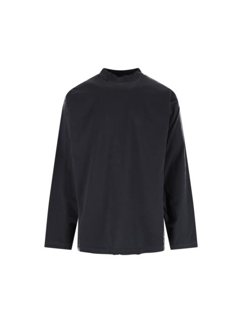 BALENCIAGA Long Sleeve Cotton T-shirt