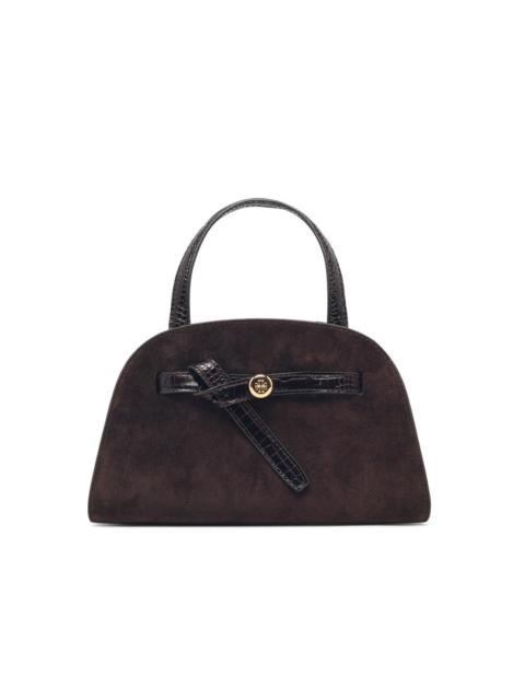 TORY BURCH Tory Burch ROMY Small Brown Suede Top Case