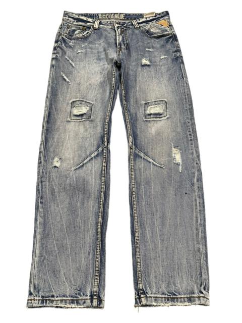 Other Designers 14th Addiction - Vintage Japanese Brand Blue Wash Distressed Style Jeans