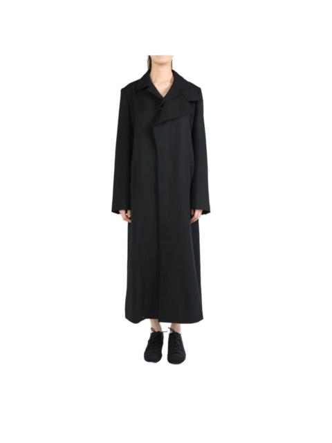 asymmetric-lapel coat