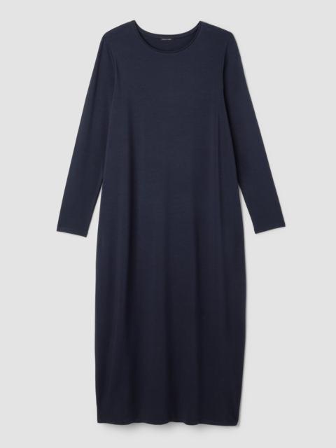 EILEEN FISHER Stretch Jersey Knit Oval Dress