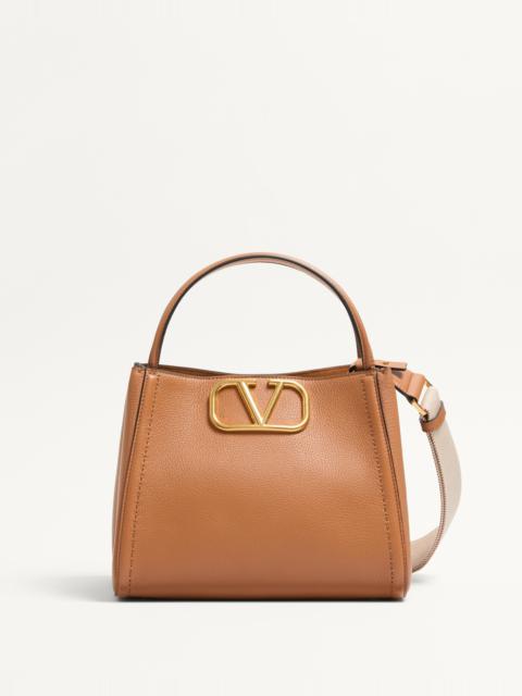 Valentino VALENTINO GARAVANI ALLTIME MEDIUM HANDBAG IN GRAINY CALFSKIN