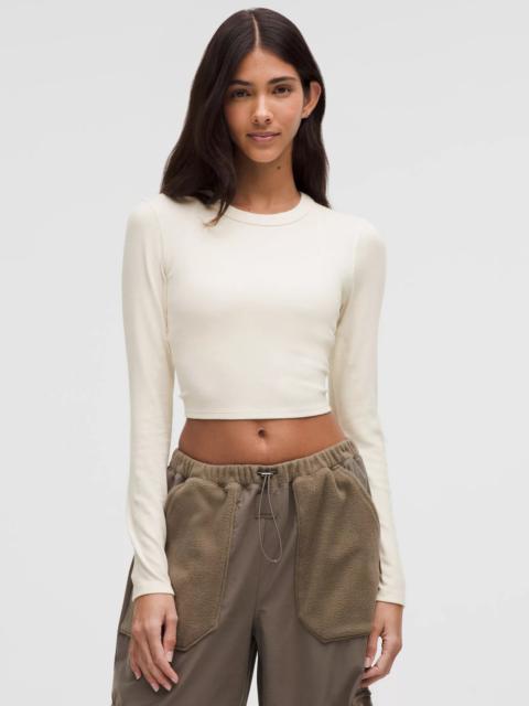 lululemon Hold Tight Straight-Hem Cropped Long-Sleeve Shirt