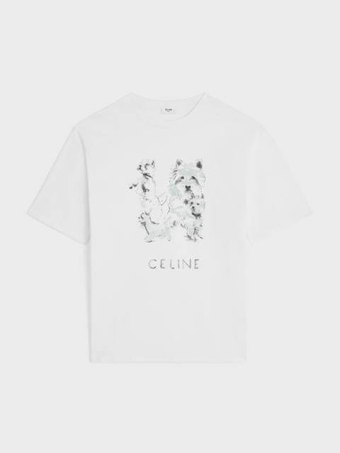 CELINE oversized t-shirt IN cotton jersey