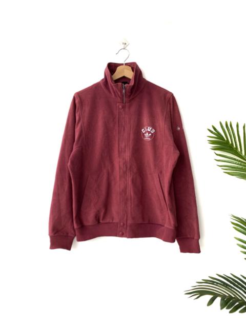 adidas Vintage 90s Adidas Club Small Logo Zipper Sweater Jacket