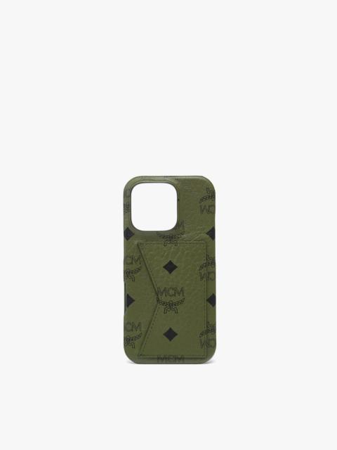 MCM iPhone 16 Pro Case in Visetos