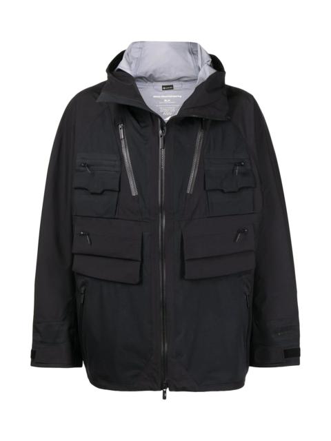 White Mountaineering HOODED ZIPPED JACKET
