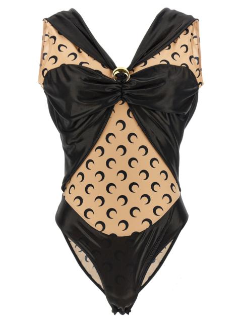 Marine Serre Marine Serre Women Logo Bodysuit