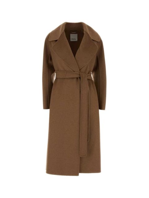 'S Max Mara S Maxmara Women Camel Wool Blend Maris Coat