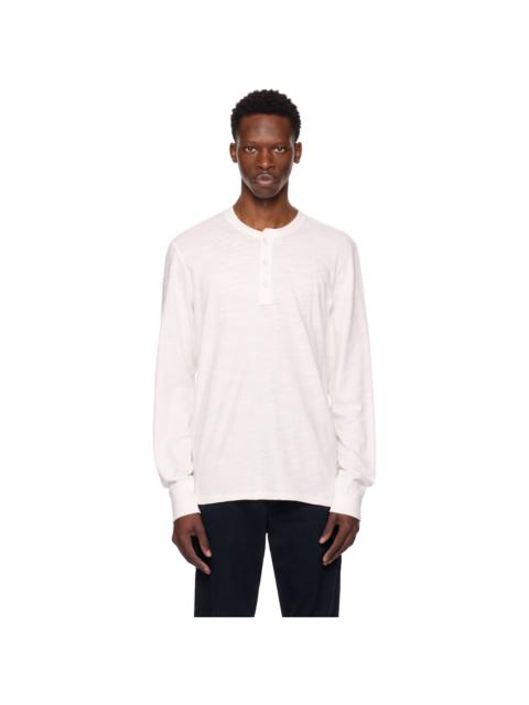 rag & bone White Classic Flame Henley