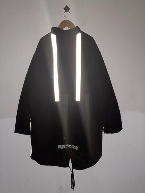 Other Designers Japanese Brand × thisisneverthat - FL2016 thisisneverthat ‘TEN(10)’ reflective fish tail parka
