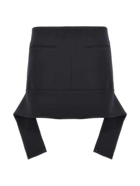 courrèges 'Reversed Belt Mini' skirt
