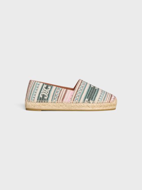 CELINE LES ESPADRILLES CELINE IN Triomphe Jacquard Fabric