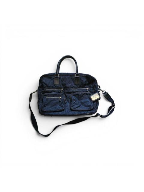Dolce & Gabbana nylon weekender travel bag with signature D&G metal