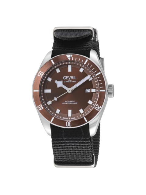Other Designers Gevril Yorkville Automatic Brown Dial Men's Watch 48607N