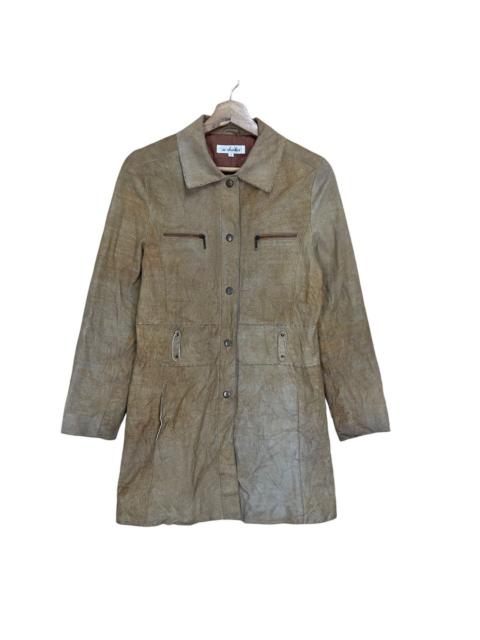 Other Designers Vintage 90s Se Chercher Sheepskin Leather Jacket Size XS