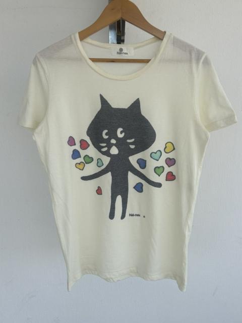 Other Designers Ne-Net - Issey Miyake Vintage Cream Front Hit Tee