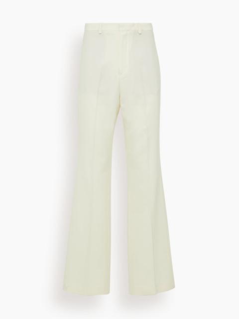 BITE Studios Credo Wool Straight Trousers in Cream