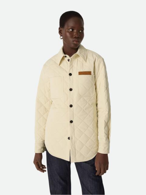 Bottega Veneta Quilted Cotton Overshirt