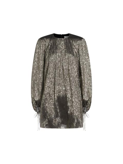 Chloé Black Gold Mini Dress