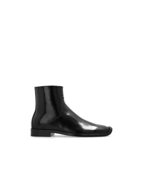 Bottega Veneta BOTTEGA VENETA Black Leather Chelsea Boots New & Authentic (