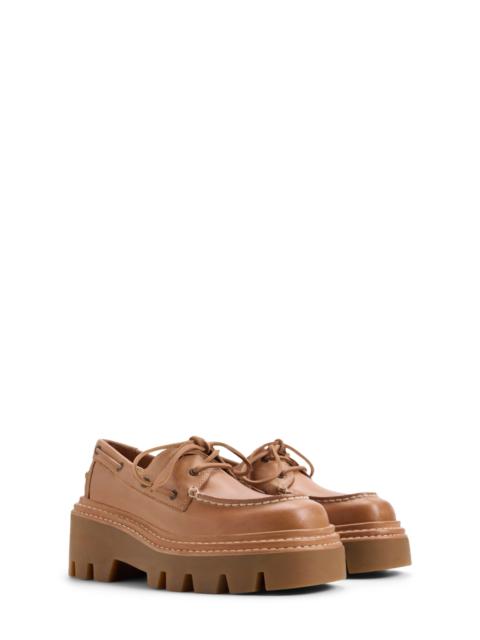 SPERRY Sperry x MONSE Authentic Original 2-Eye Lug Boat Shoe in Light Brown at Nordstrom