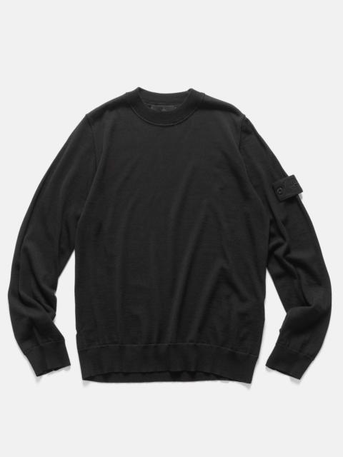 Stone Island Ghost Piece RWS Wool Knit Crewneck Black