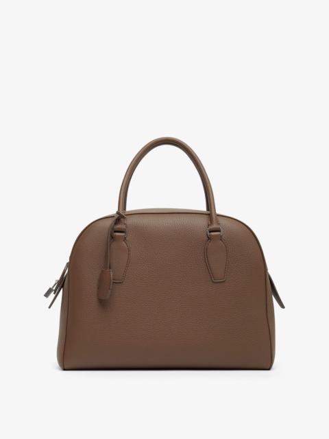 The Row India 12.00 dark olive leather bag
