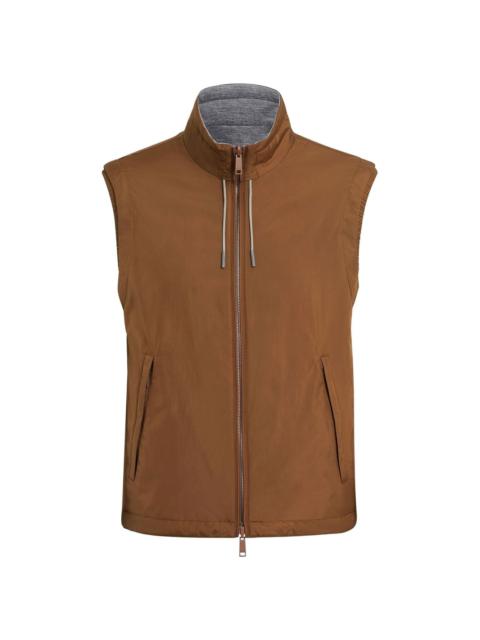 ZEGNA reversible zip-up vest