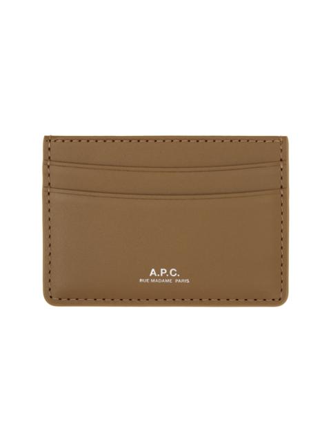 A.P.C. Brown André Card Holder