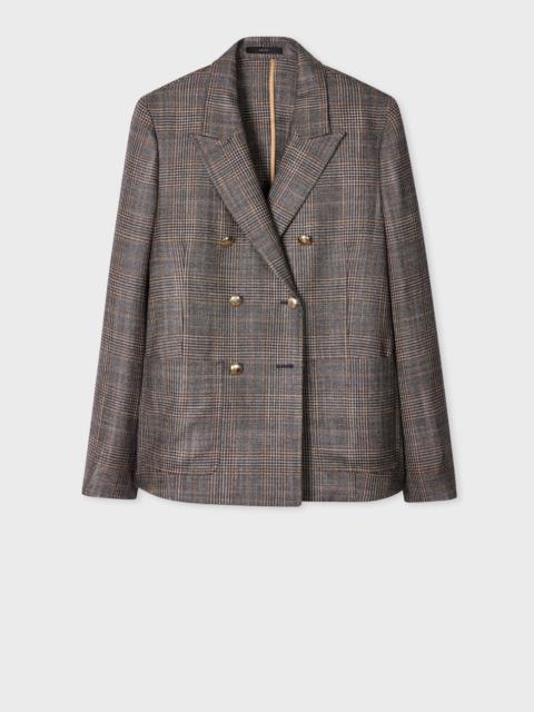 Paul Smith Women's Check Double Breasted Blazer