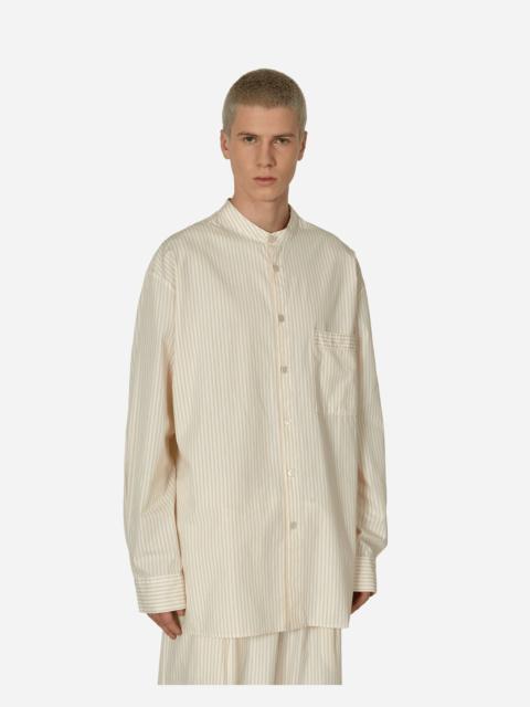 TEKLA Birkenstock Stripes Longsleeve Shirt Wheat