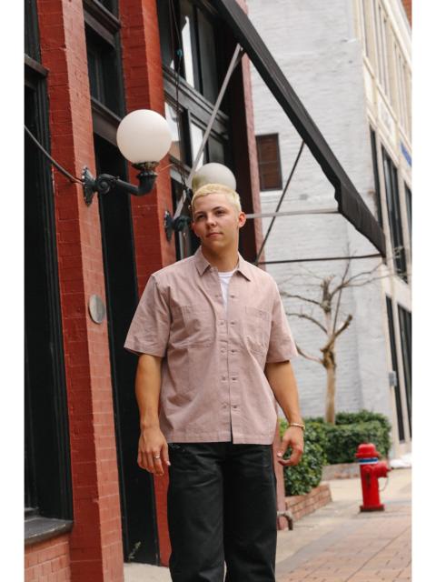 3sixteen SHORT SLEEVE WORKSHIRT- BLUSH