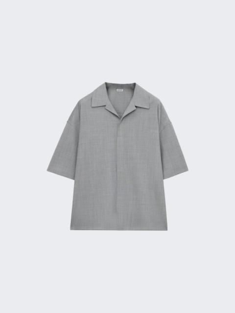 Loewe Wool Short Sleeve Shirt Grey