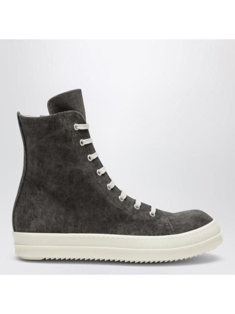 Rick Owens DRKSHDW Drkshdw Tower Sneakers In Dusty Grey/Milk White Velvet-Effect Men