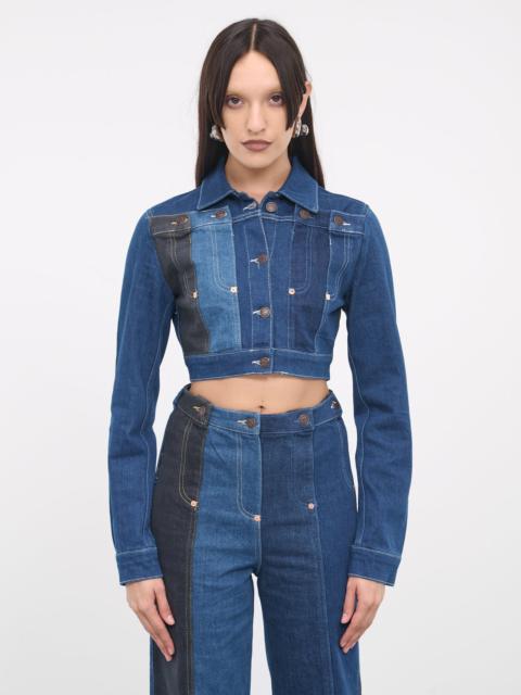 Moschino Denim Patchwork Jacket