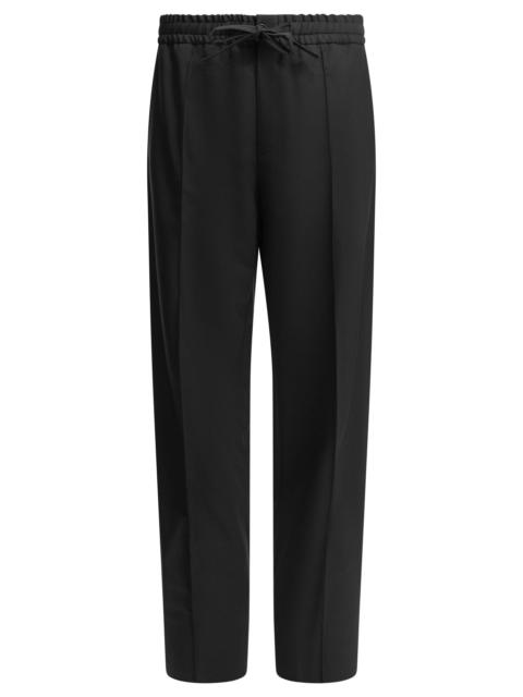 Valentino Valentino Vlogo Signature Tailored Pants Black