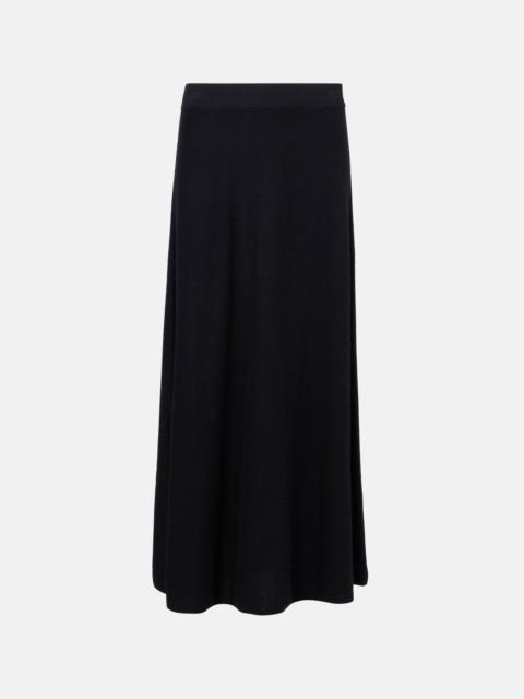 LISA YANG Torie high-rise cashmere maxi skirt