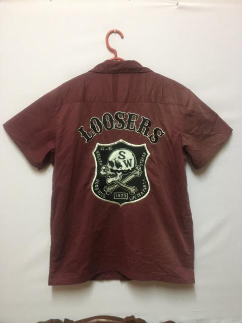 Other Designers Japanese Brand - Sun Faded TODAY SKULL WORK LOOSERS THE ORIGINAL CUSTOMS