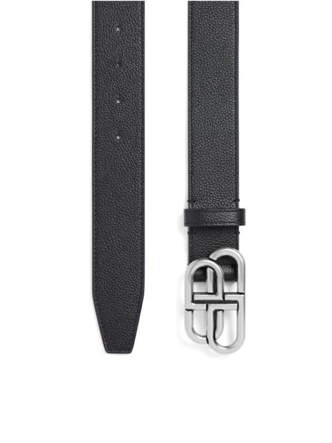 BALENCIAGA Men's Bb Large Belt in Black