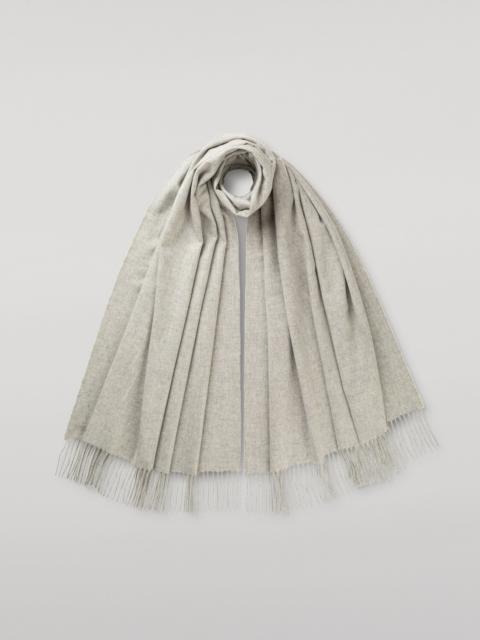 Johnstons of Elgin Silver Grey Cashmere Stole