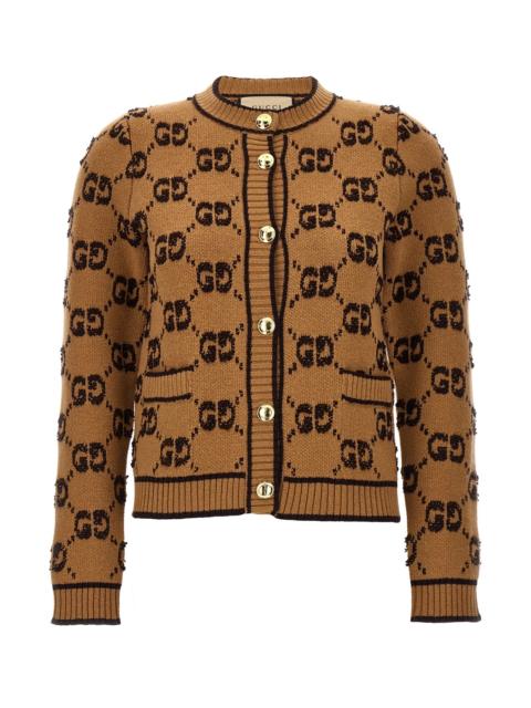 GUCCI GG tweed bouclè cardigan