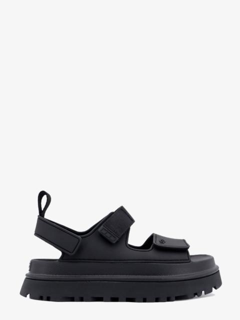 UGG Ugg Rubber Sandals with Embossed Logo Black