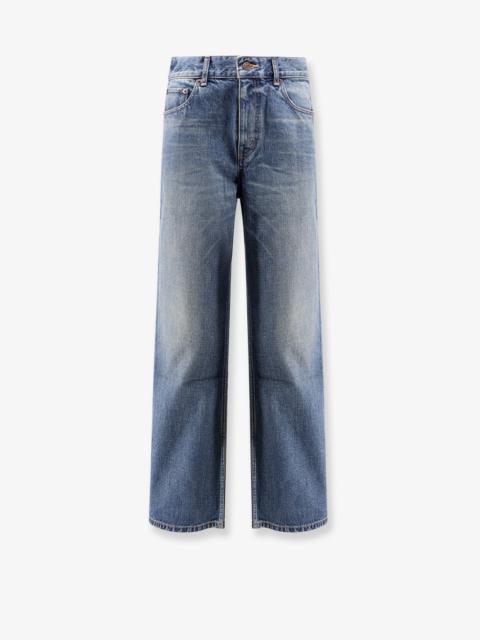 CELINE Stone-Washed Cotton Jeans