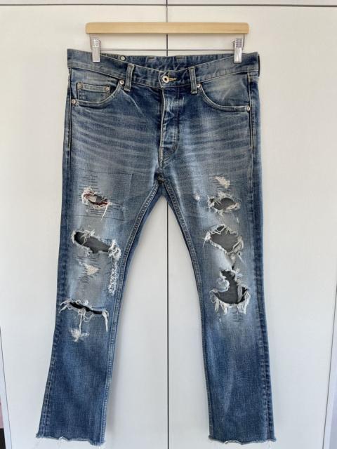 Other Designers Isamu Katayama Backlash Rock’n’roll Distressed Slim Jeans